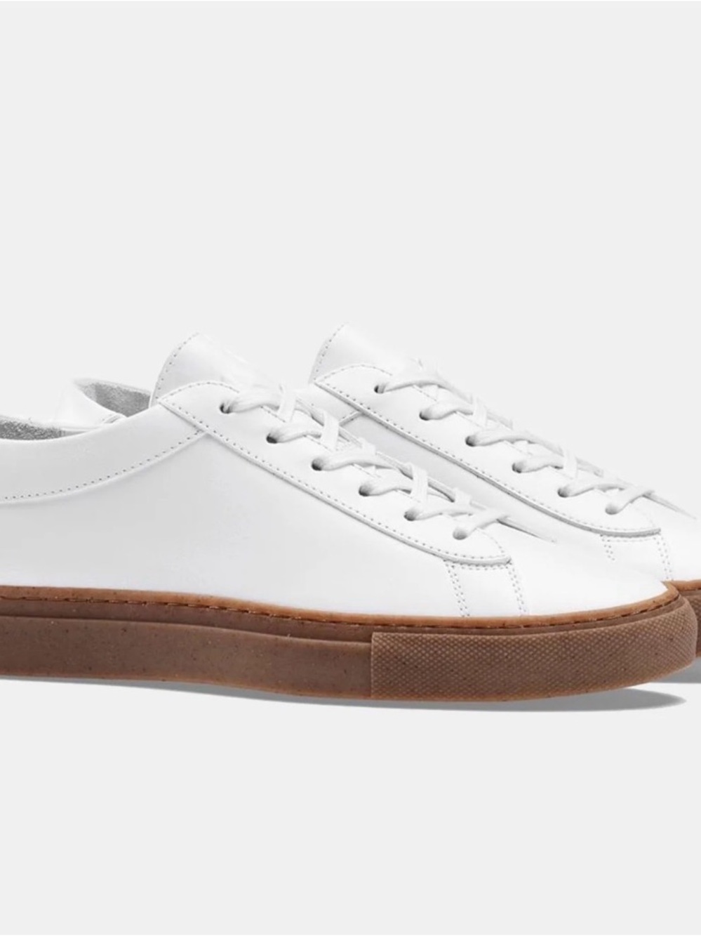 Koio White Gum Capri Sneaker men’s 7.5